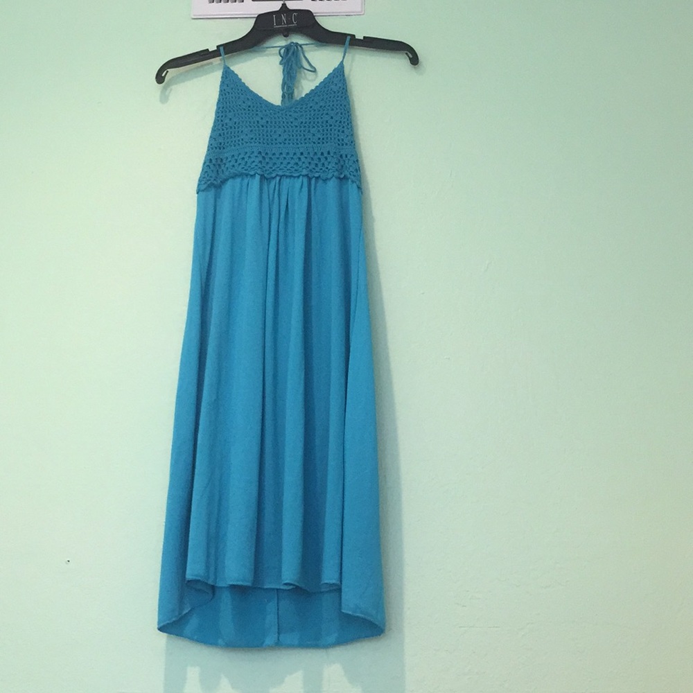 Blue dress